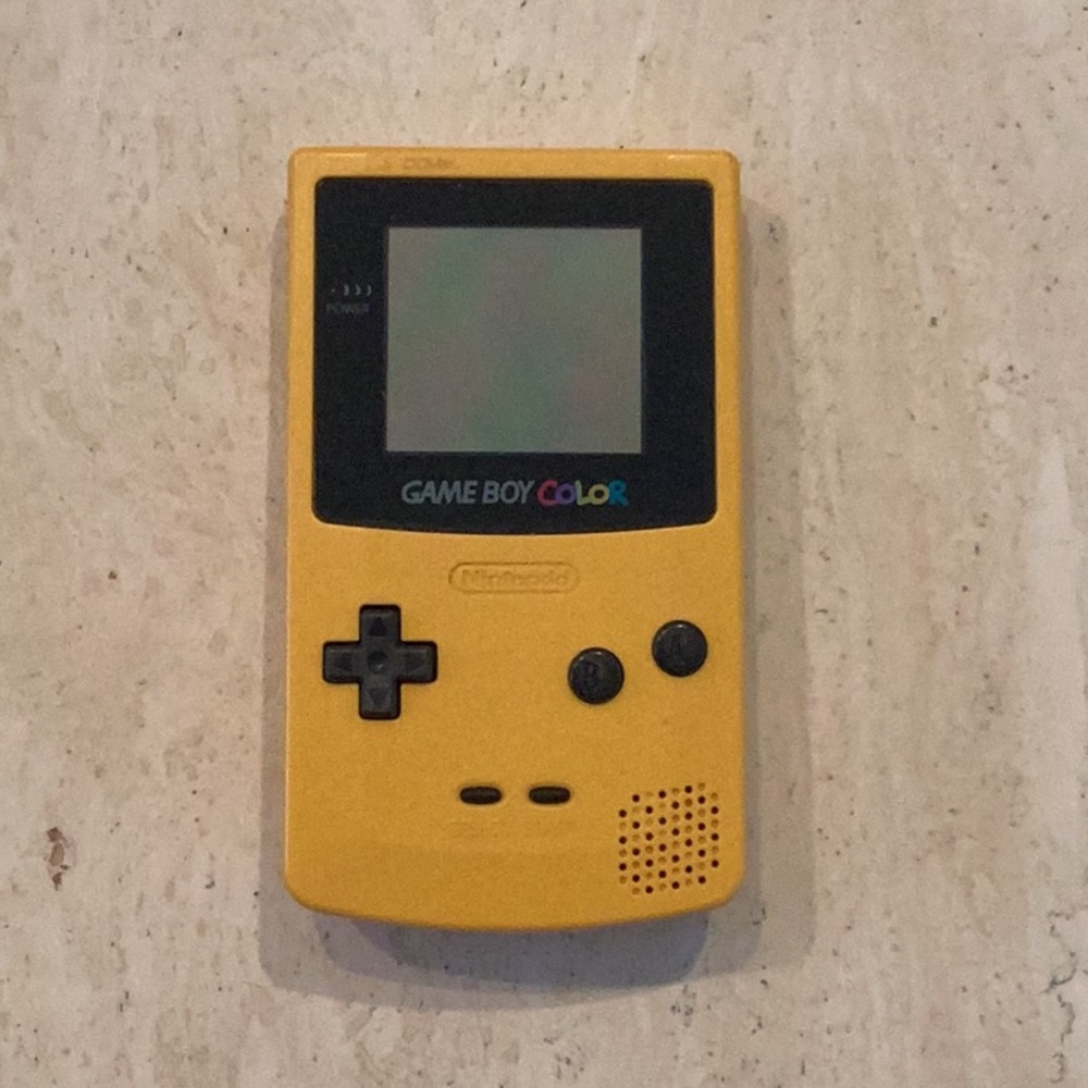 Nintendo Game Boy Color Console System Handheld Dandelion Yellow Gameboy - Picture 16 of 16